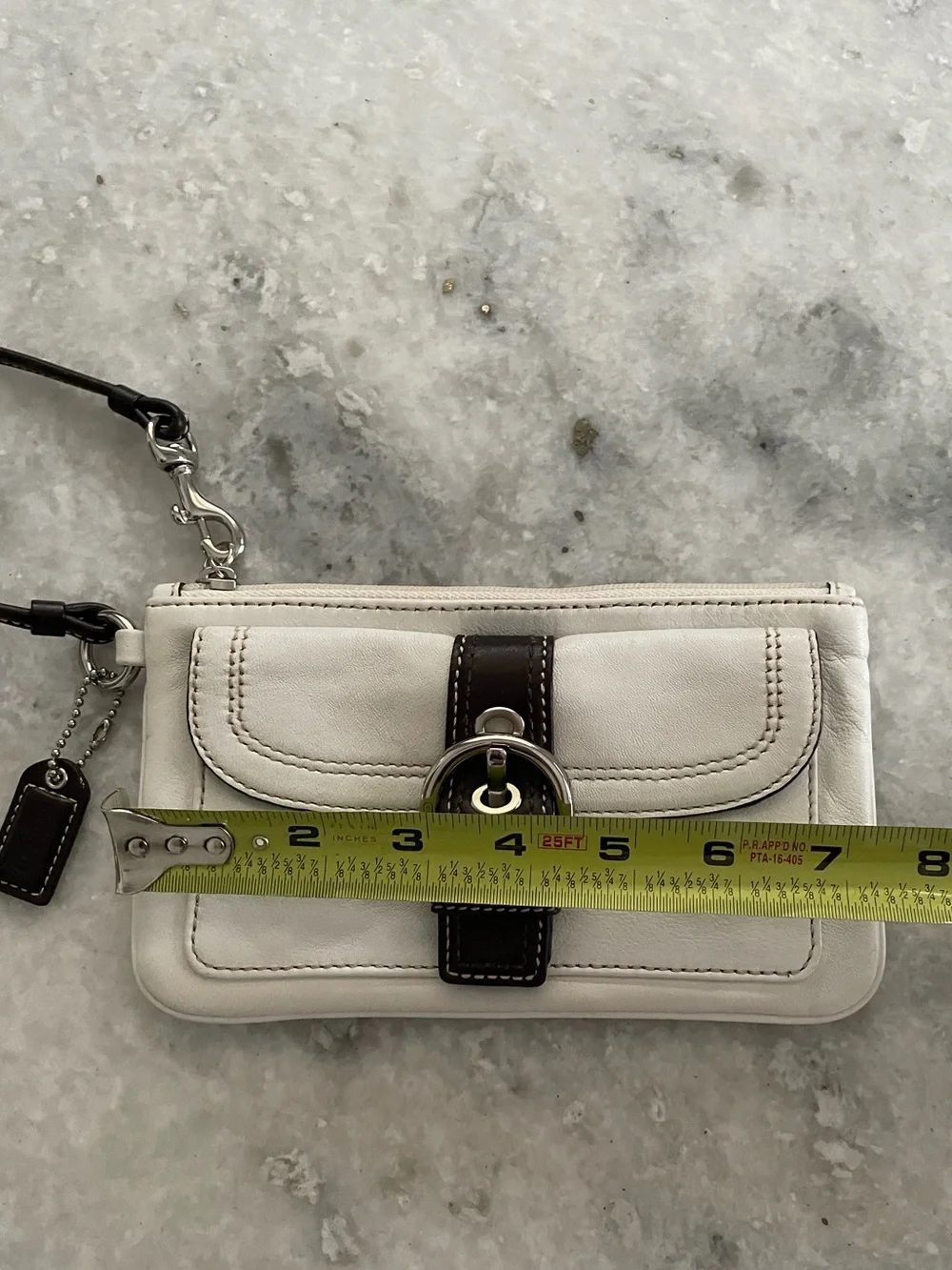 Coach Leather Wristlet